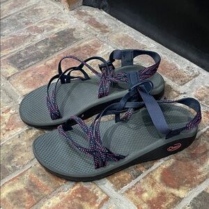 Chaco Women's Sandals - Navy and Pink